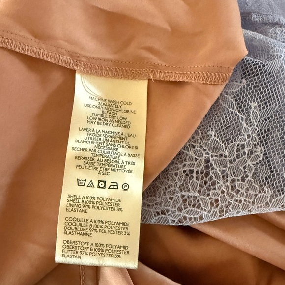 ANTHROPOLOGIE Lace Tunic Halter Dress Lavender Size XL NEW - Picture 11 of 13